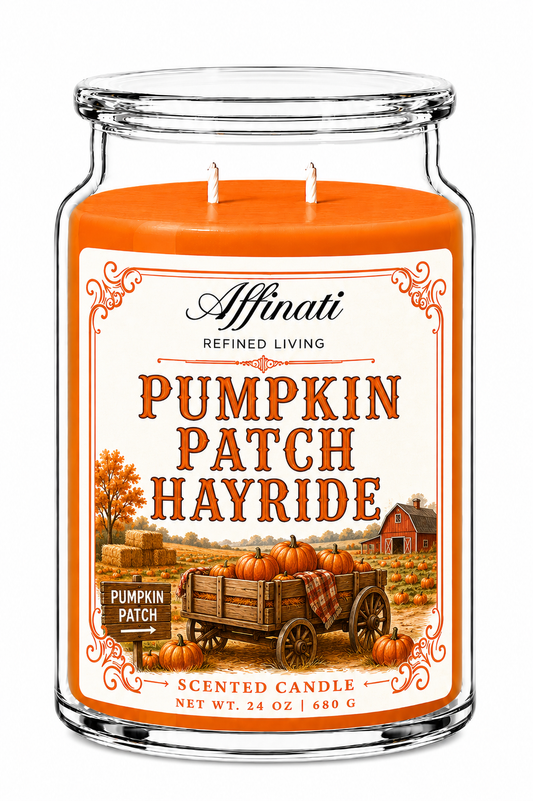 Pumpkin Patch Hayride 24 oz Candle – Timeless Collection Double Wick Candle