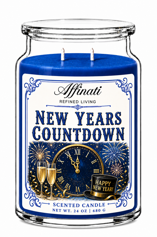 New Years Countdown 24 oz Candle – Timeless Collection Double Wick Candle