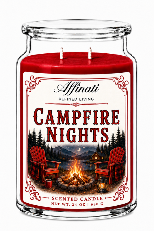 Campfire Nights 24 oz Candle – Timeless Collection Double Wick Candle