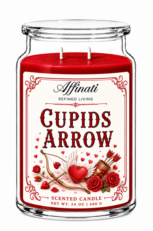 Cupids Arrow 24 oz Kaars – Tijdloze Collectie Dubbele Lont Kaars