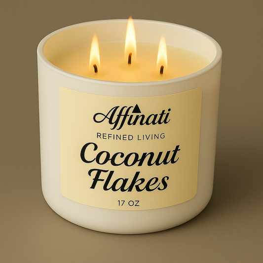 3-Wick Coconut Flakes Candle
