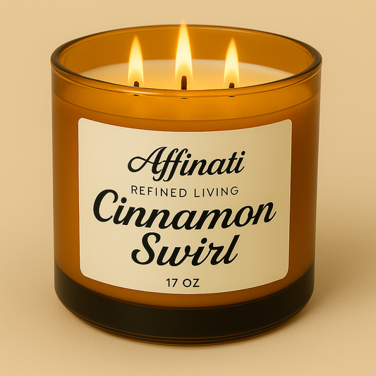 3-Wick Cinnamon Swirl Candle
