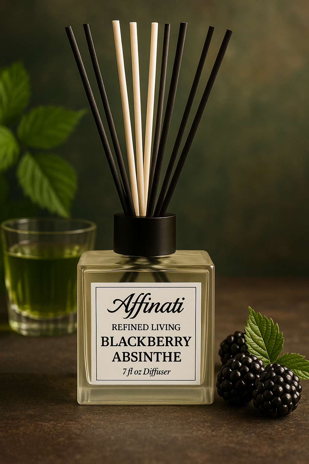 Blackberry Absinthe Reed Diffuser - Affinati