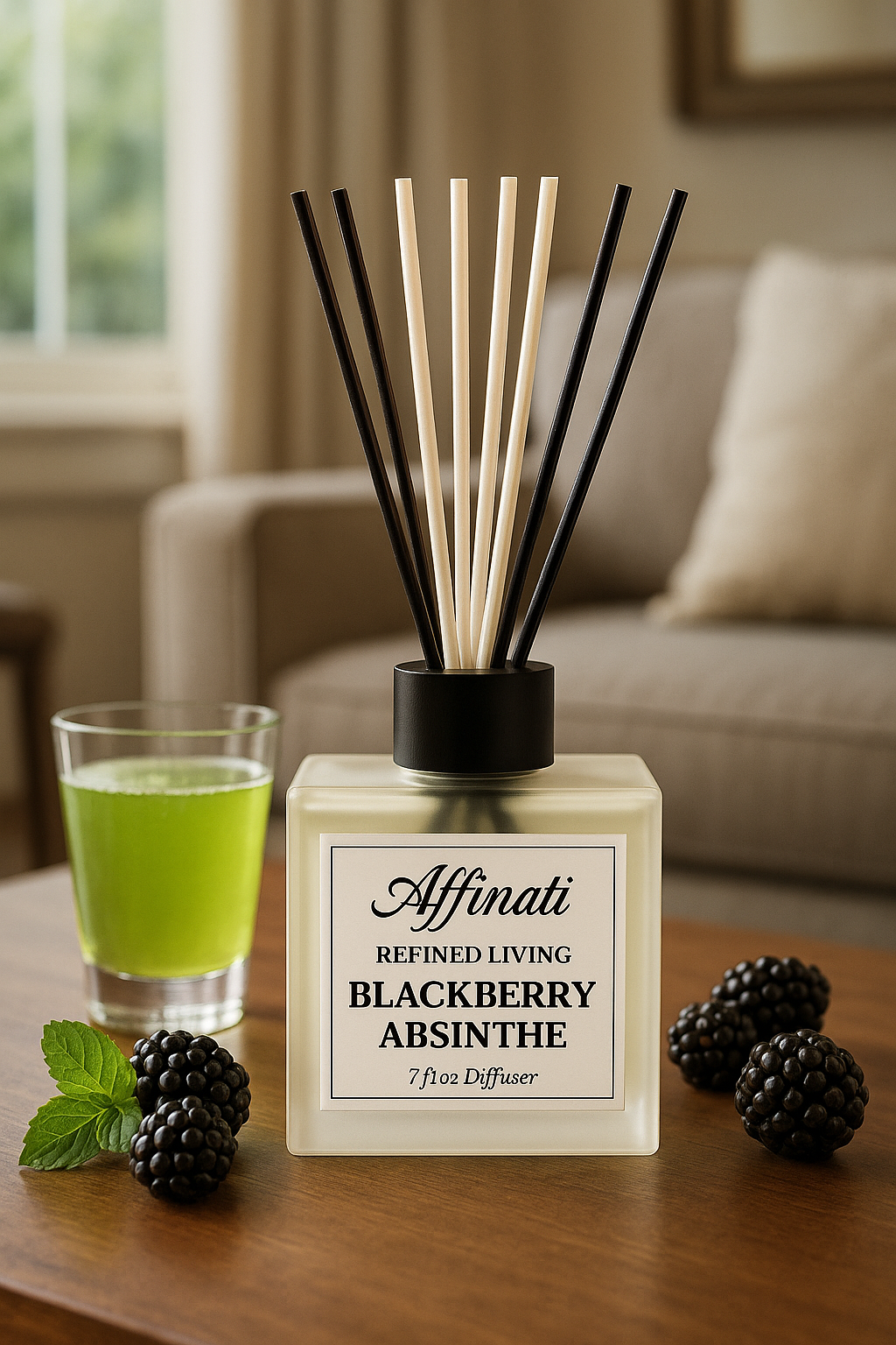 Blackberry Absinthe Reed Diffuser - Affinati