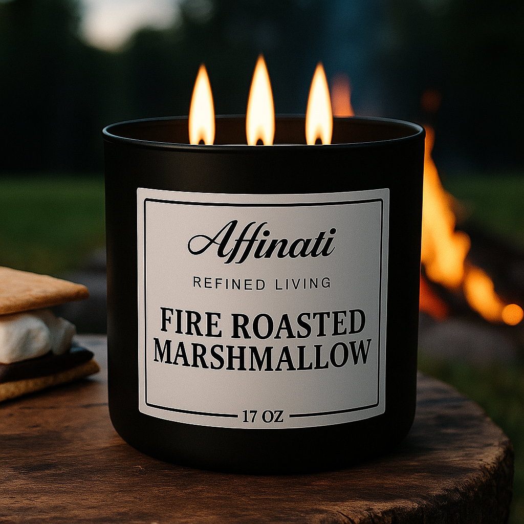 3-Wick Fire Roasted Marshmallow Candle - Affinati