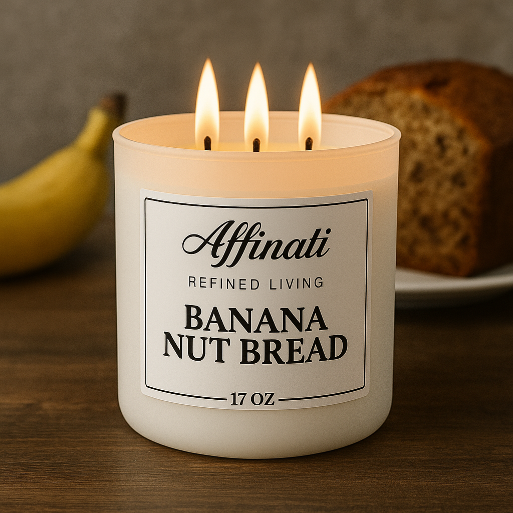 3-Wick Banana Nut Bread Candle - Affinati