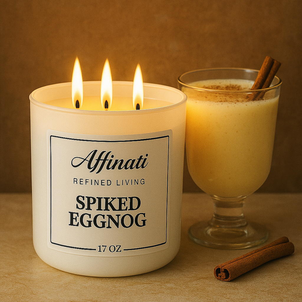 3-Wick Spiked Eggnog Candle - Affinati