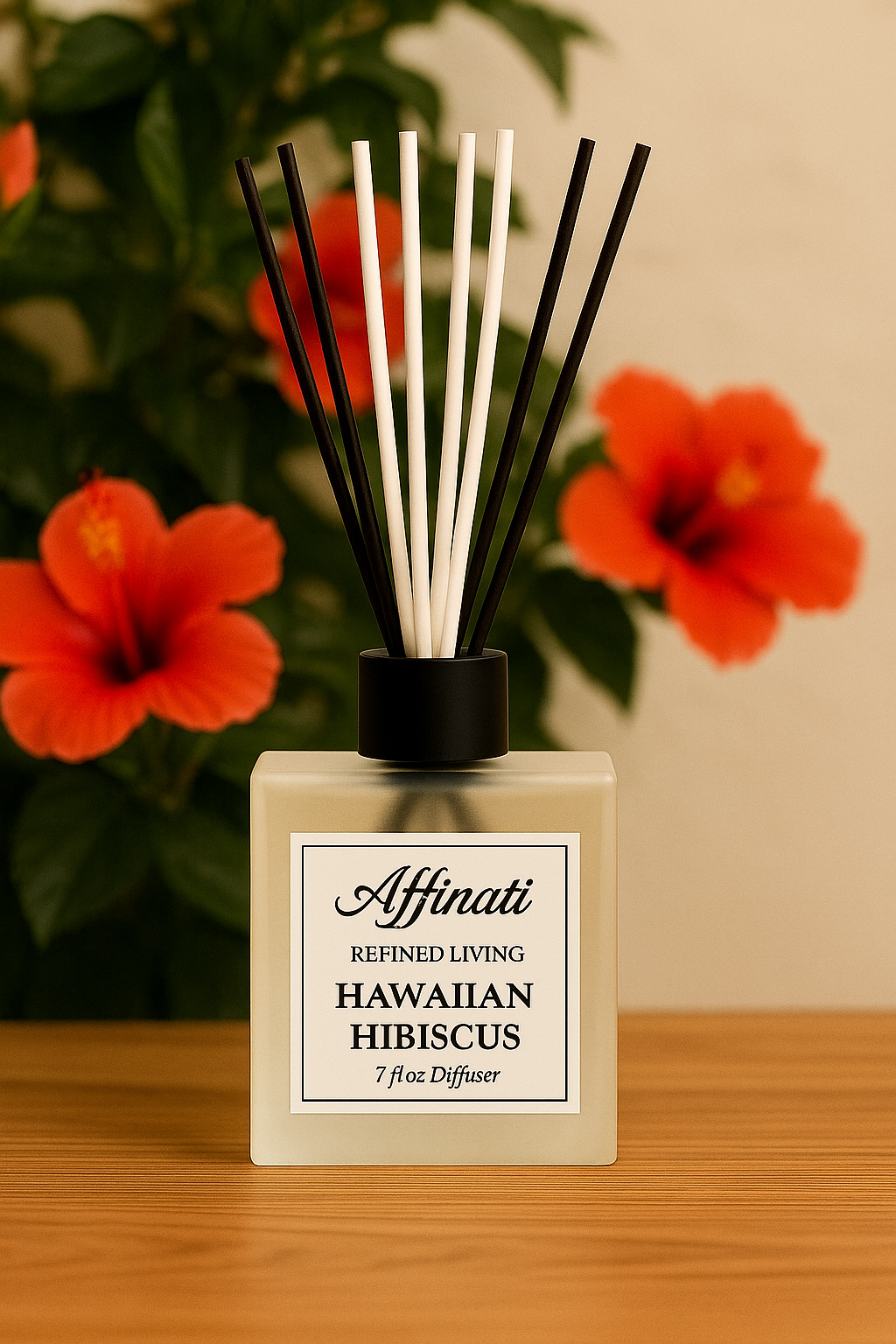 Difusor de cañas de hibisco hawaiano