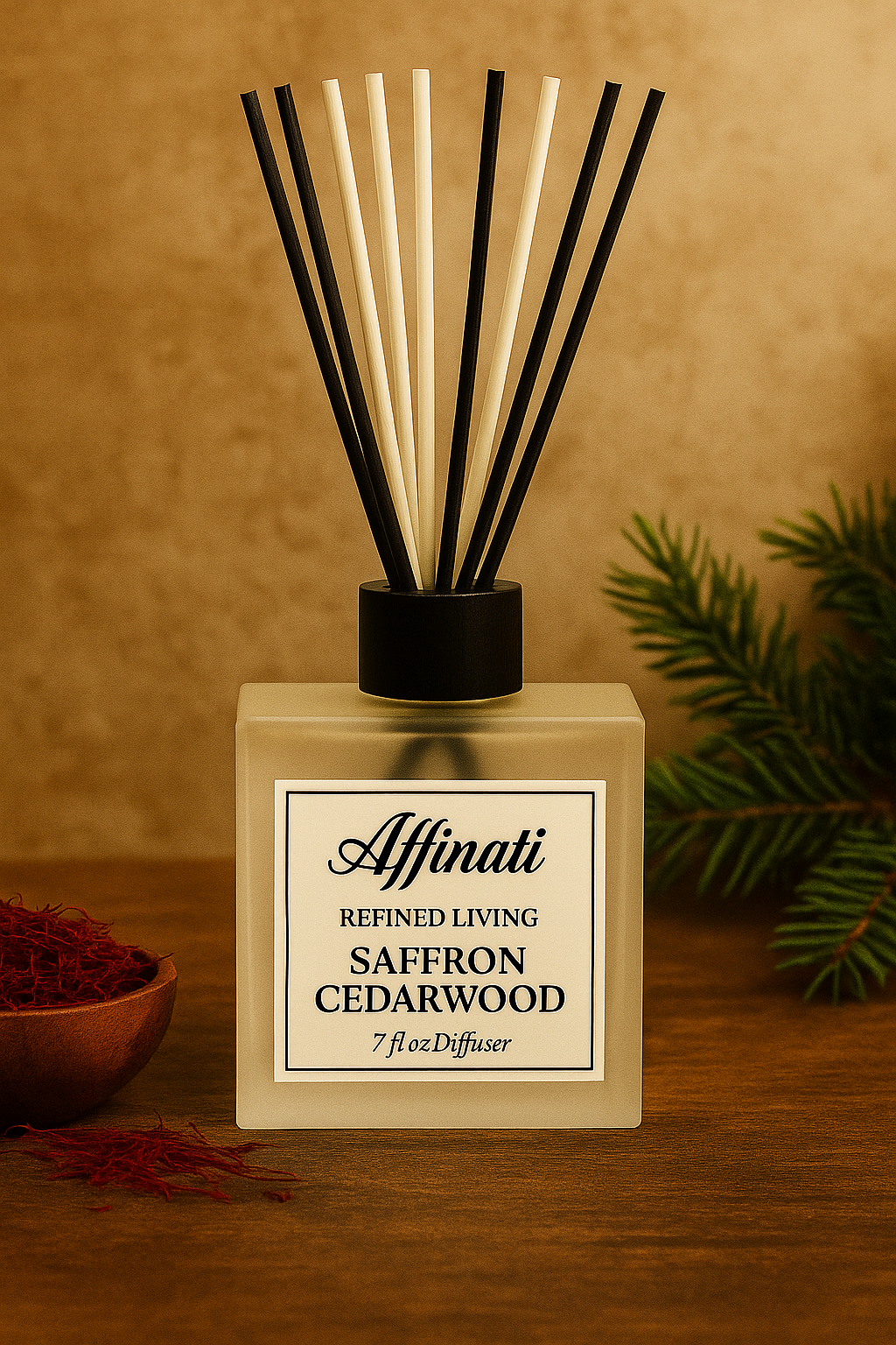 Saffron Cedarwood Reed Diffuser - Affinati