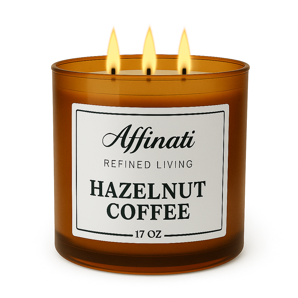 3-Wick Hazelnut Coffee Candle
