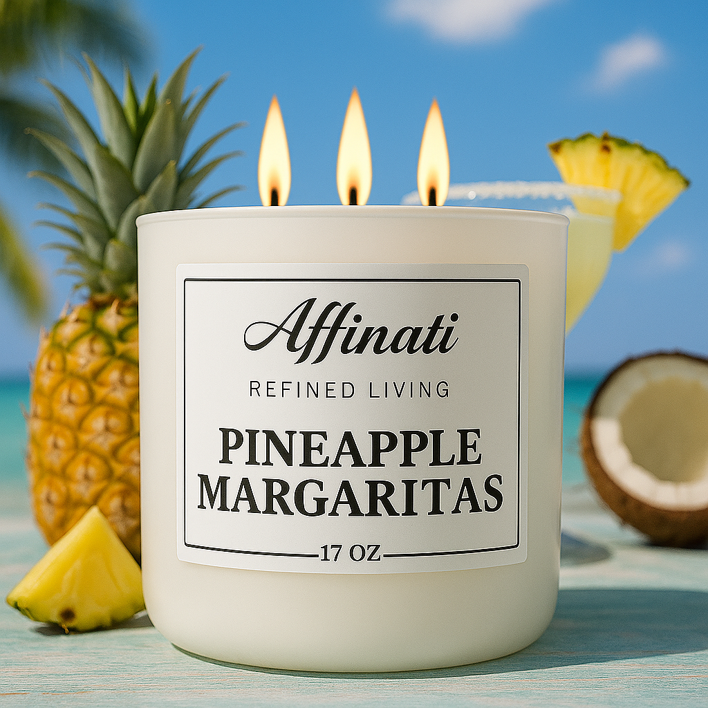 3-Wick Pineapple Margarita's Candle - Affinati