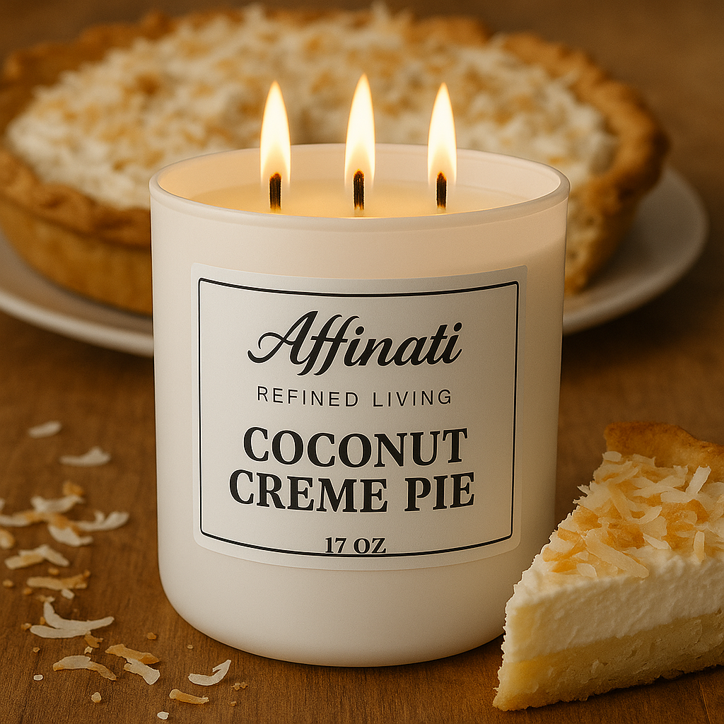 3-Wick Coconut Creme Pie Candle - Affinati