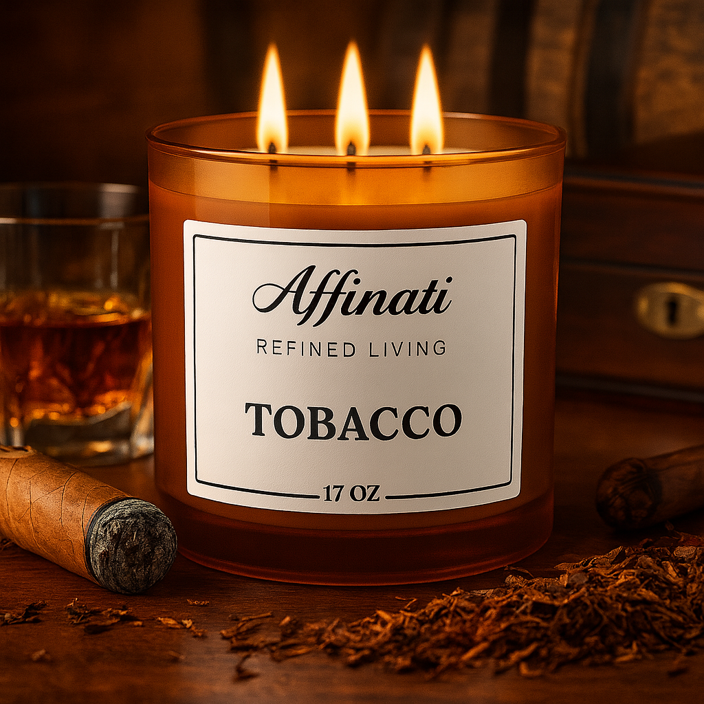 3-Wick Tobacco Candle - Affinati