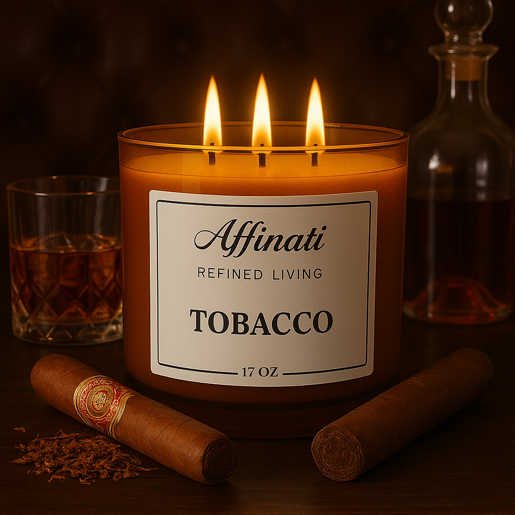 3-Wick Tobacco Candle - Affinati