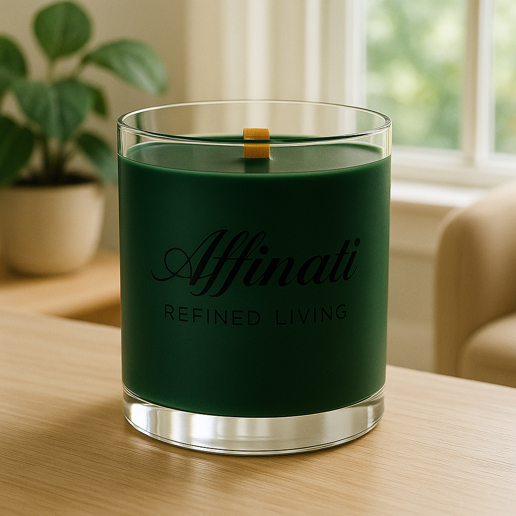 Winter Spruce Wooden Wick Candle – Luxury 10 oz Soy Blend | Affinati - Affinati