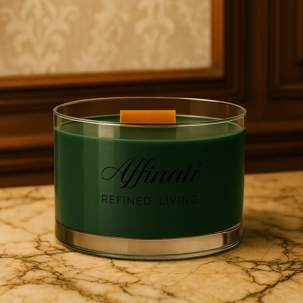 Winter Spruce Wooden Wick Candle – Luxury 15 oz Soy Blend | Affinati - Affinati