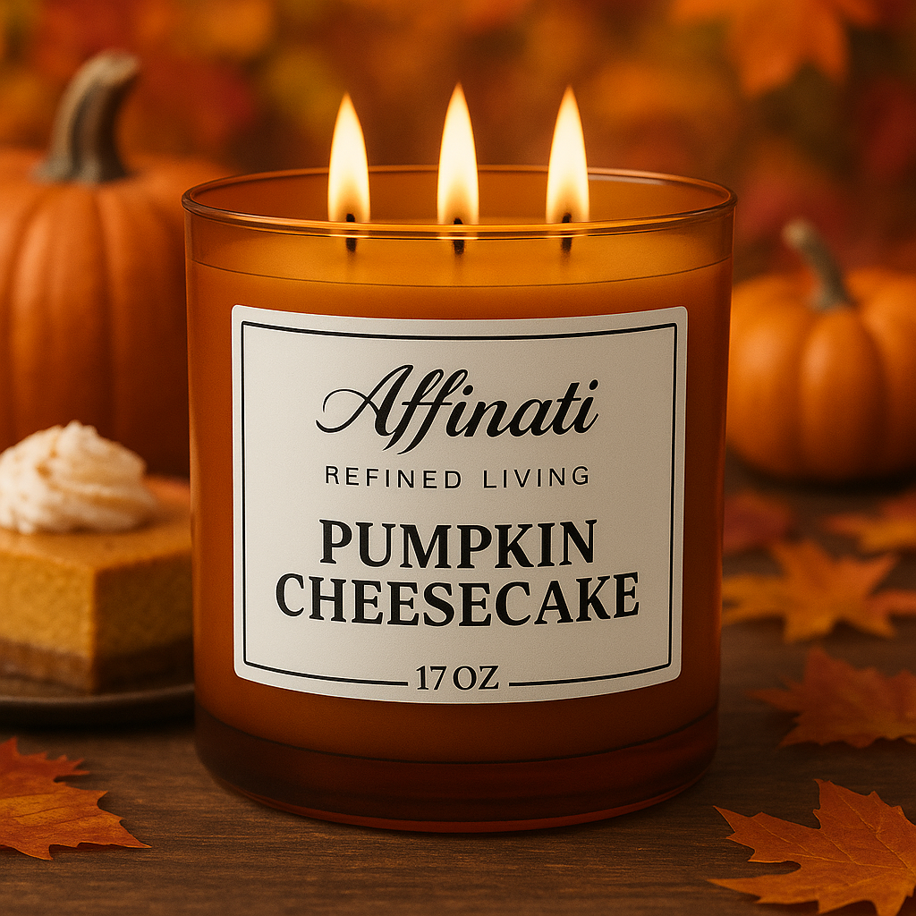 3-Wick Pumpkin Cheesecake Candle - Affinati