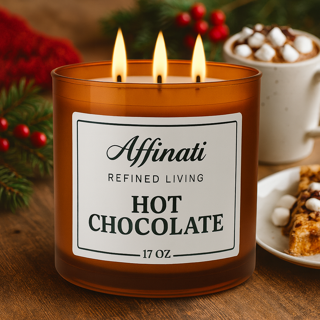 3-Wick Hot Chocolate Candle - Affinati