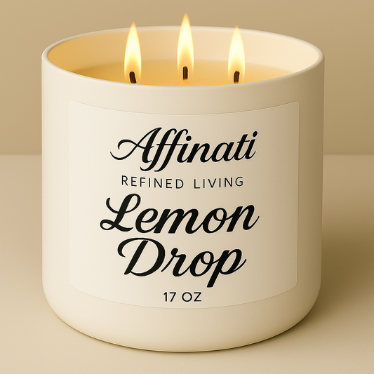 3-Wick Lemon Drop Candle