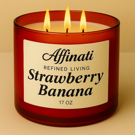 3-Wick Strawberry Banana Candle