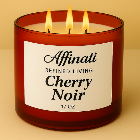3-Wick Cherry Noir Candle
