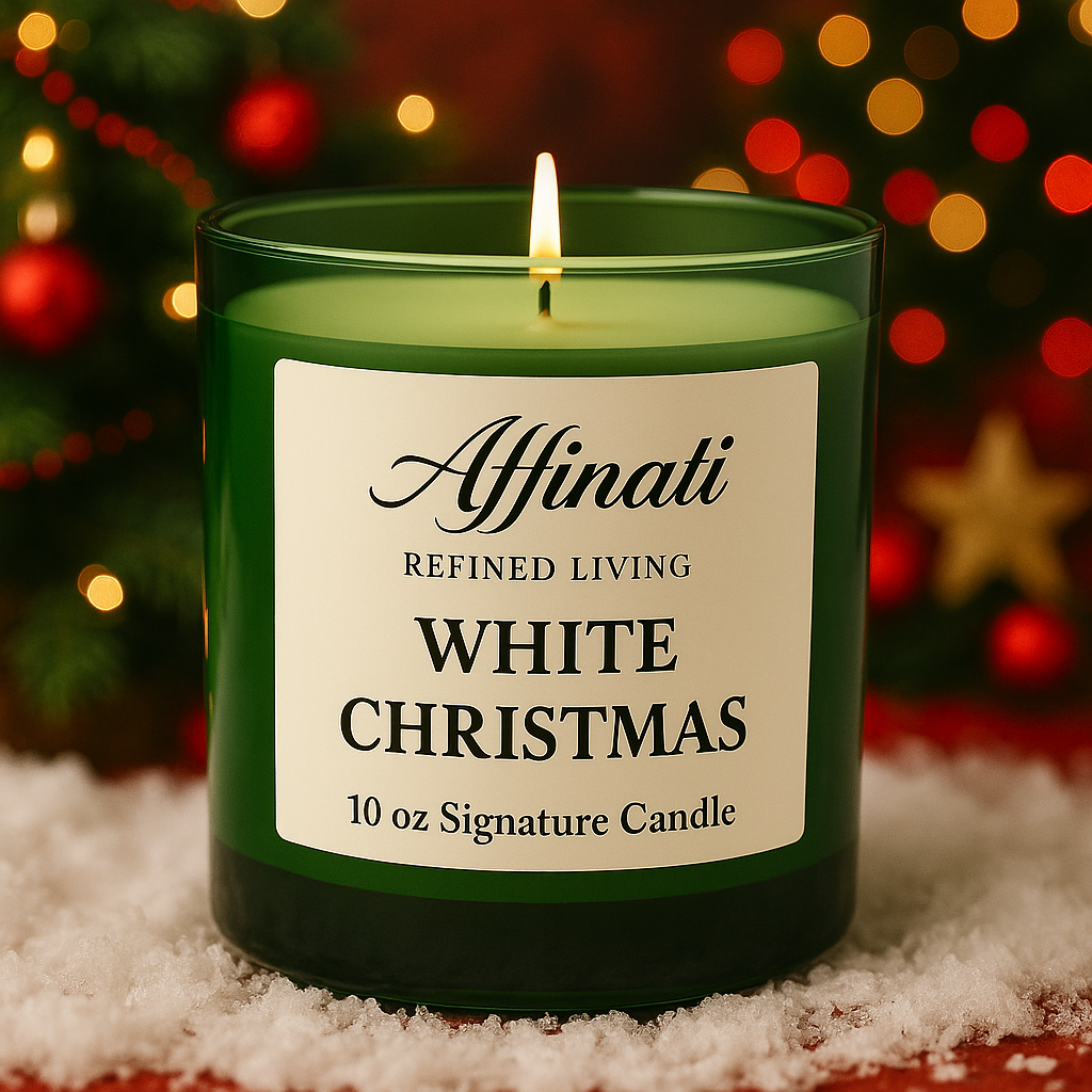 White Christmas Signature Candle - Affinati