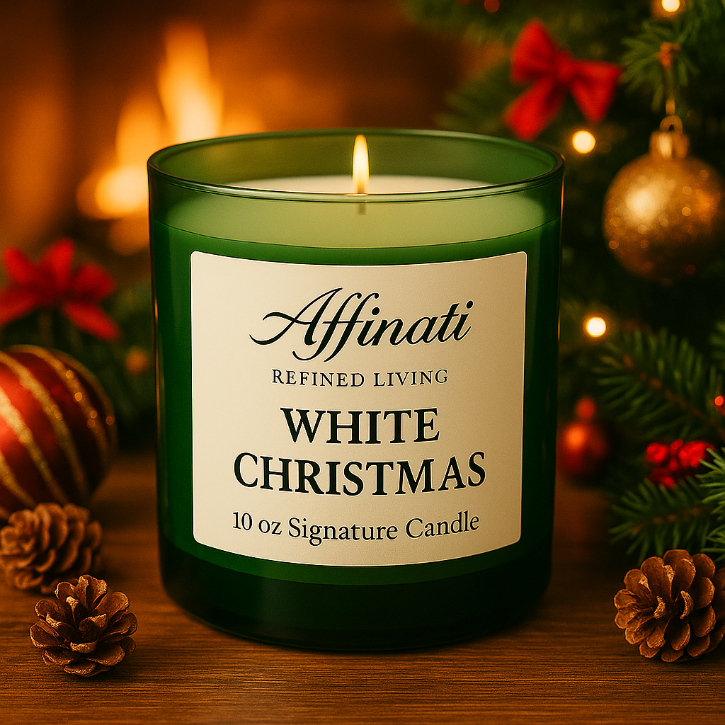 White Christmas Signature Candle - Affinati