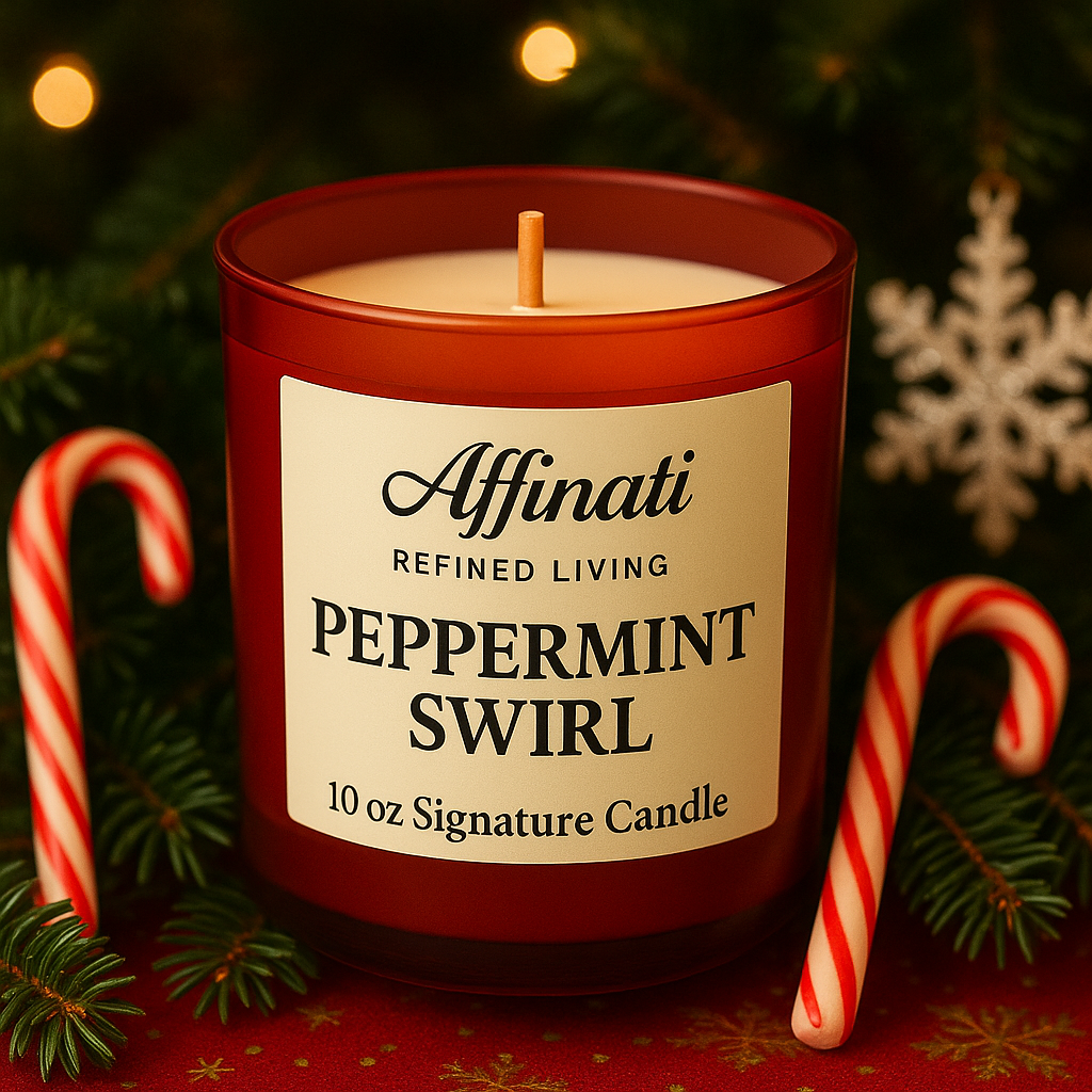 Peppermint Swirl Signature Candle