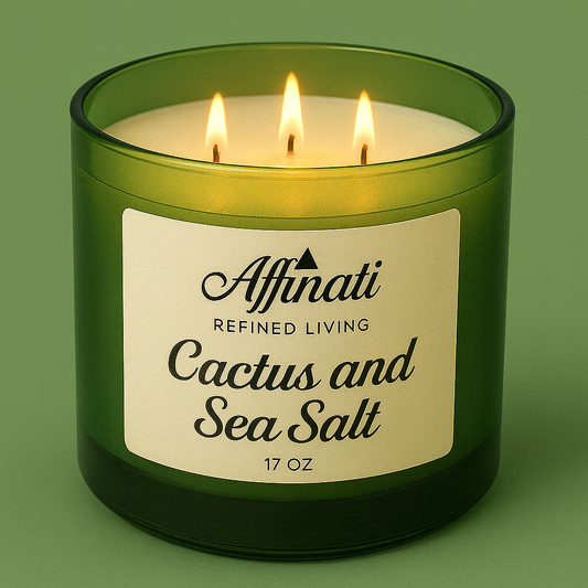 3-Wick Cactus & Sea Salt Candle