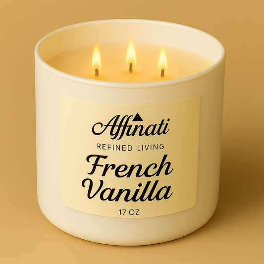 3-Wick French Vanilla Candle