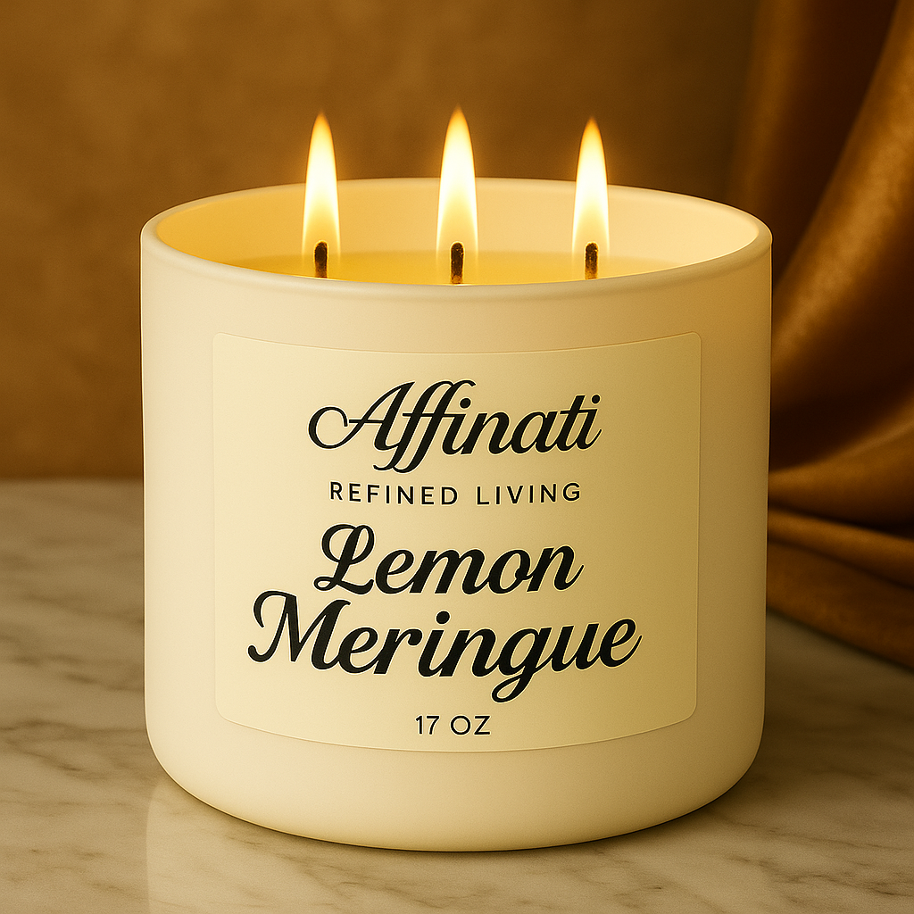 3-Wick Lemon Meringue Candle - Affinati