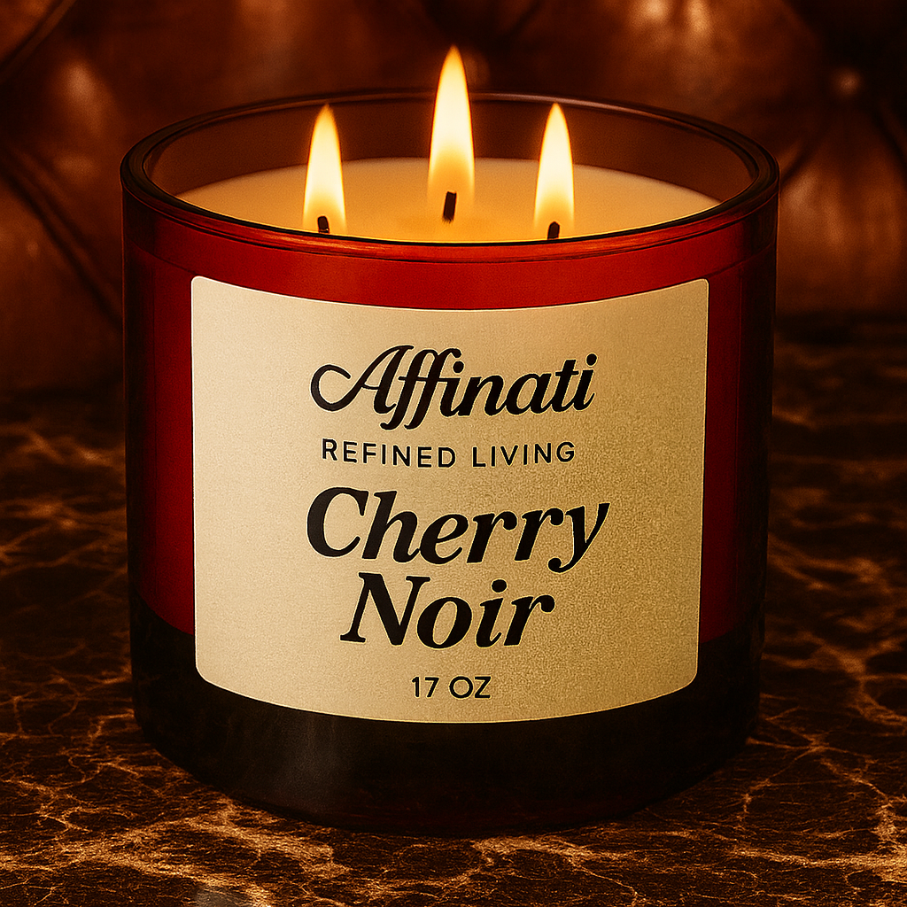 3-Wick Cherry Noir Candle