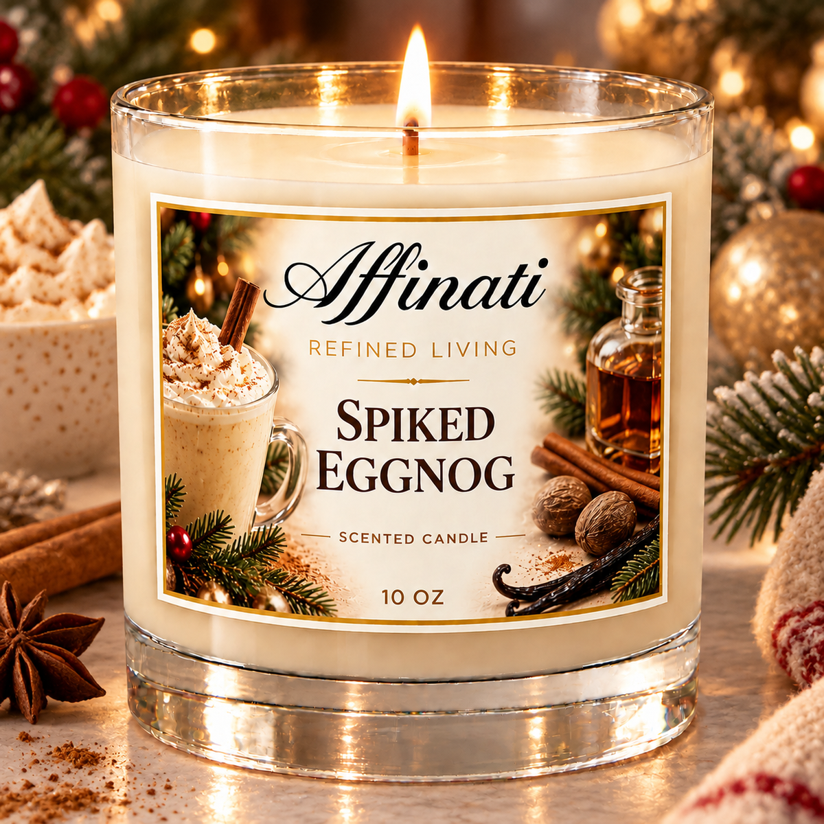 Spiked Eggnog Original Candle