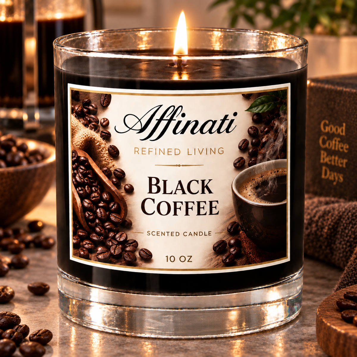 ブラックコーヒー オリジナルキャンドル