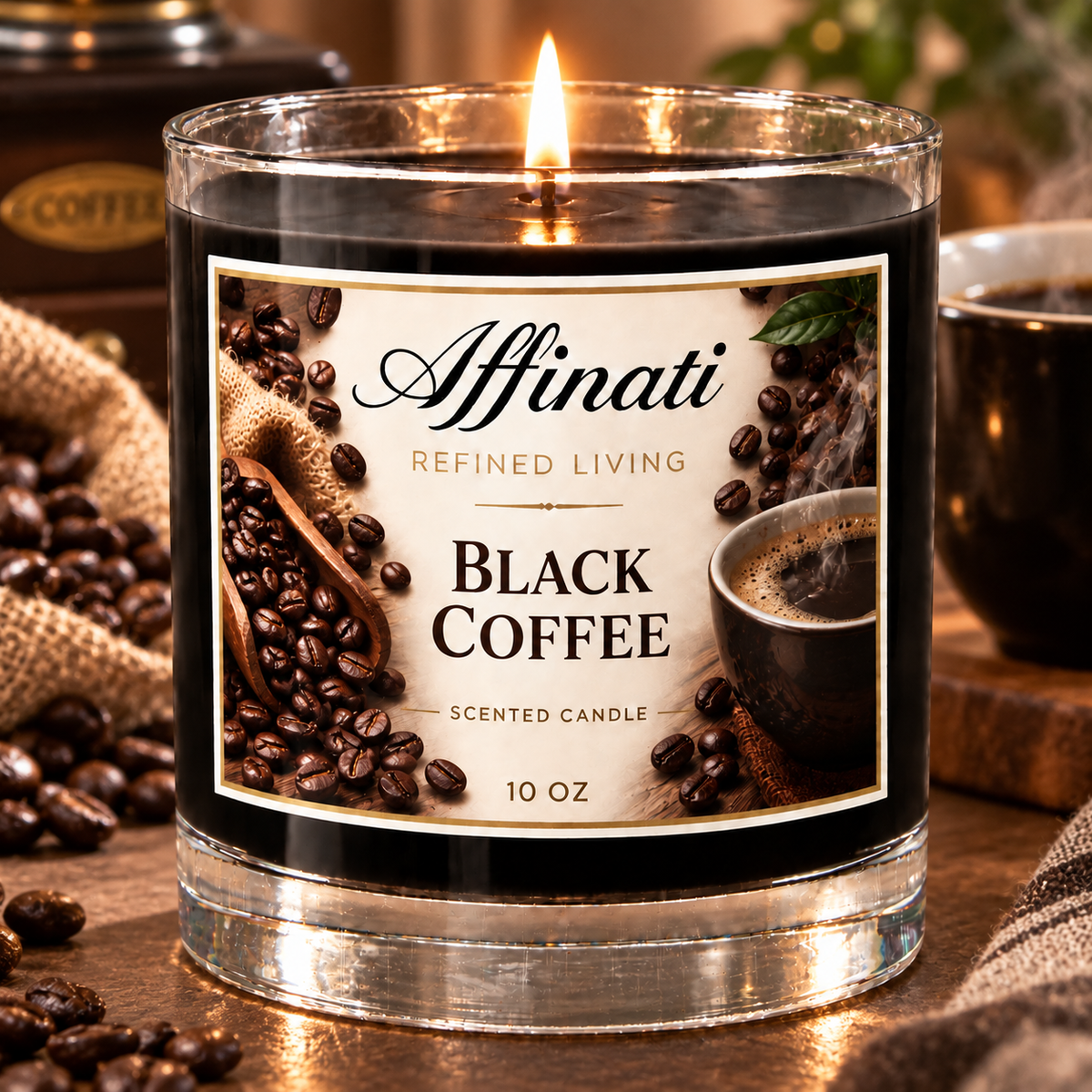 ブラックコーヒー オリジナルキャンドル