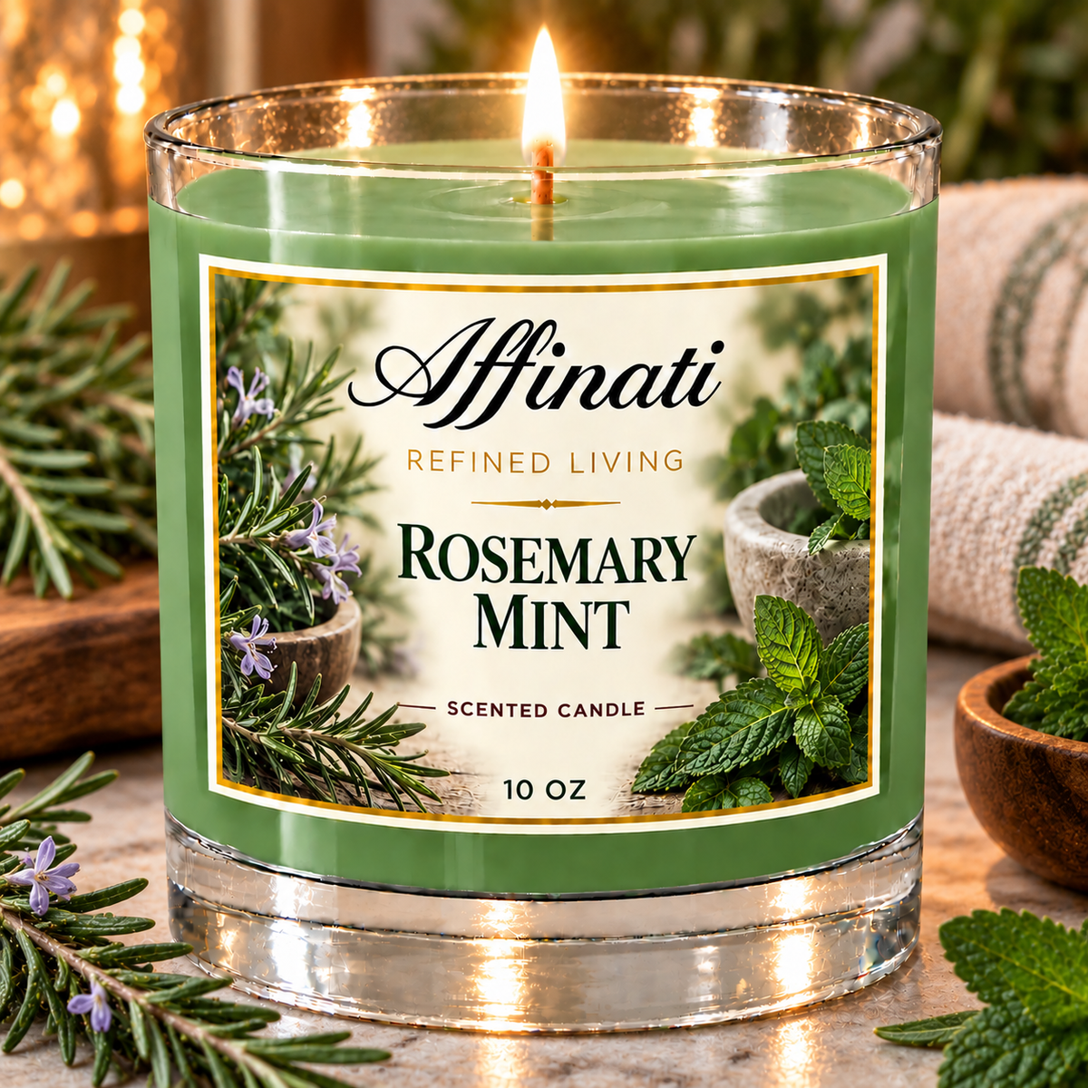 Bougie Originale Romarin Menthe