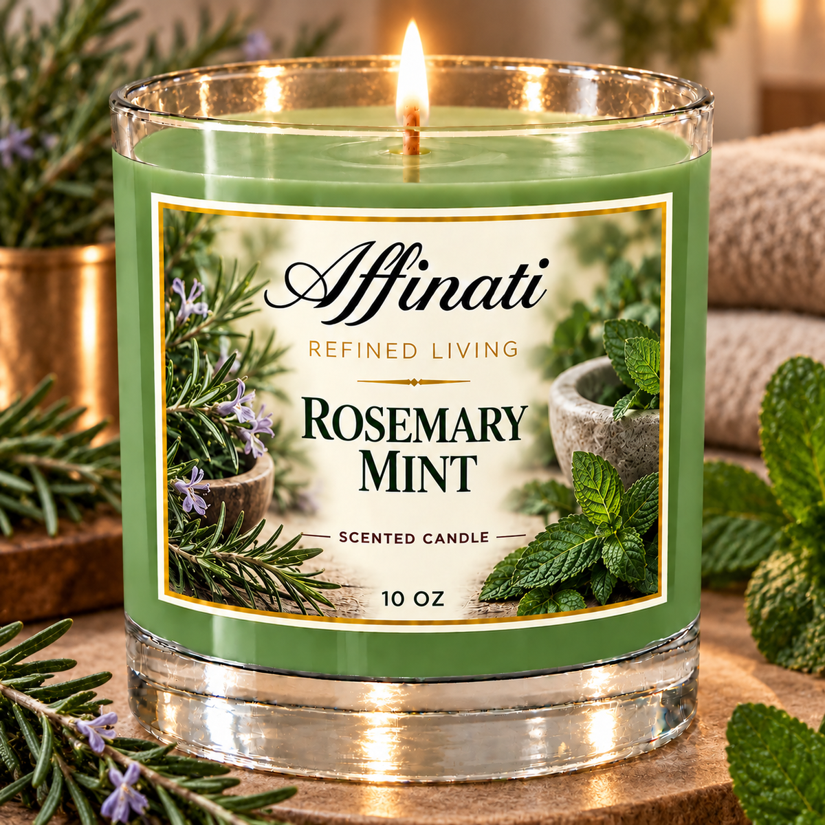 Bougie Originale Romarin Menthe