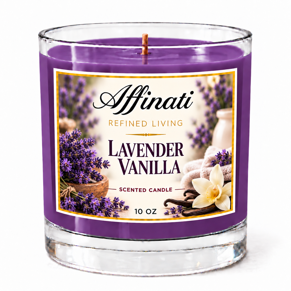Lavendel Vanille Original-Kerze
