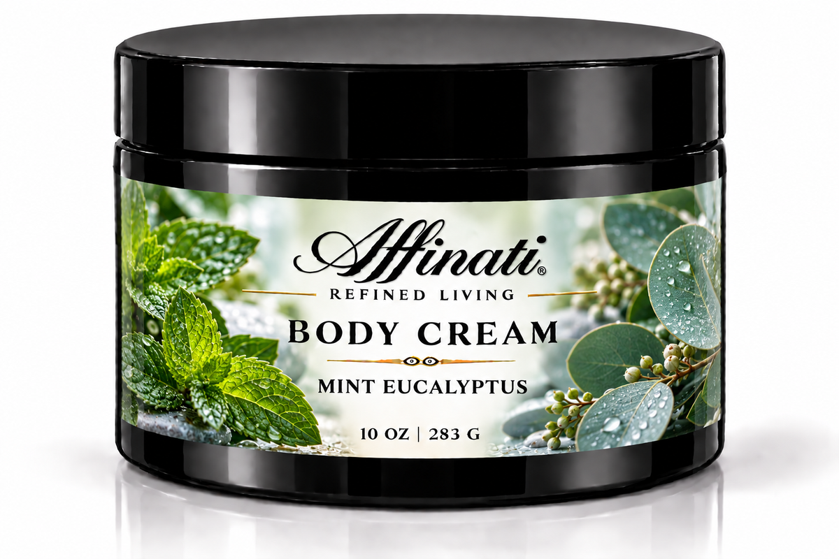 Crema corpo alla menta e all'eucalipto