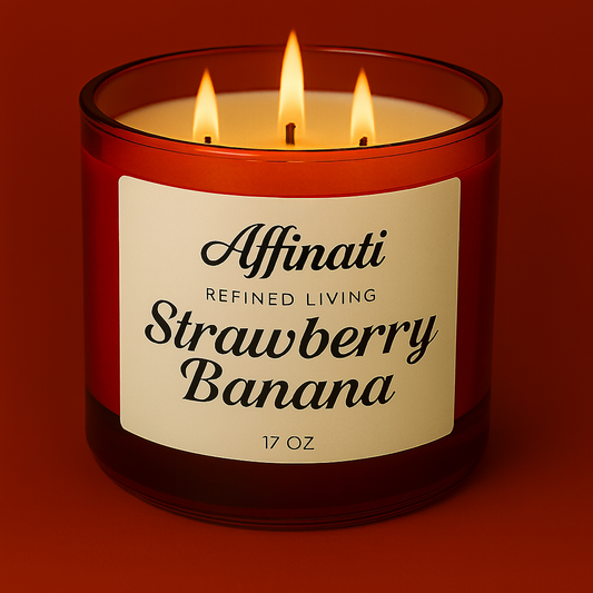 3-Wick Strawberry Banana Candle