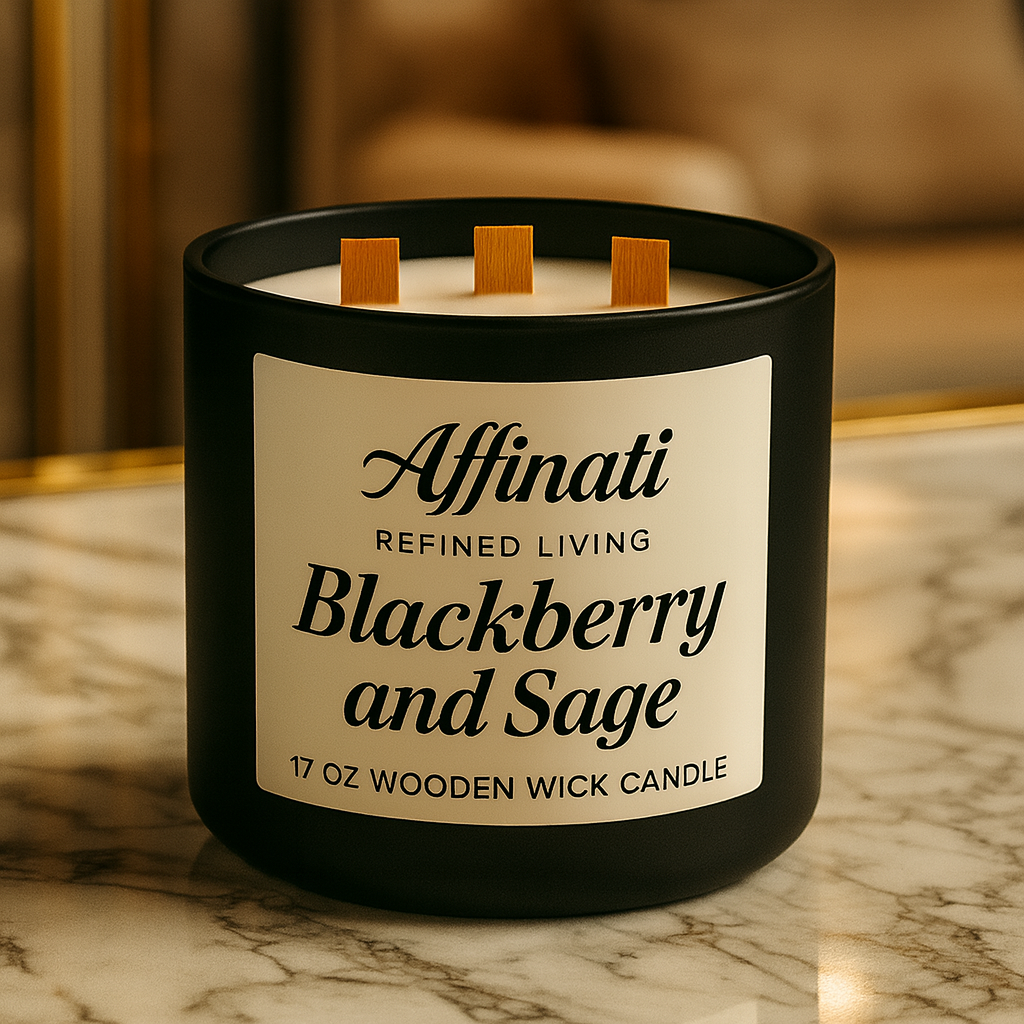 3-Wooden Wick Blackberry Sage Candle