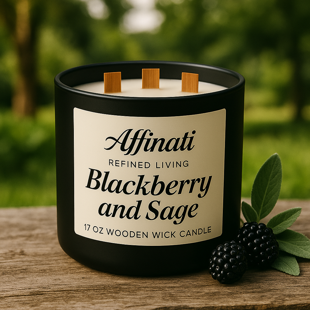3-Wooden Wick Blackberry Sage Candle