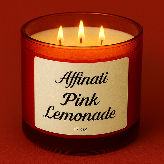 3-Wick Pink Lemonade Candle