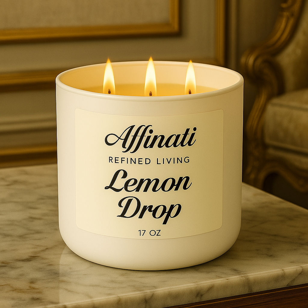 3-Wick Lemon Drop Candle