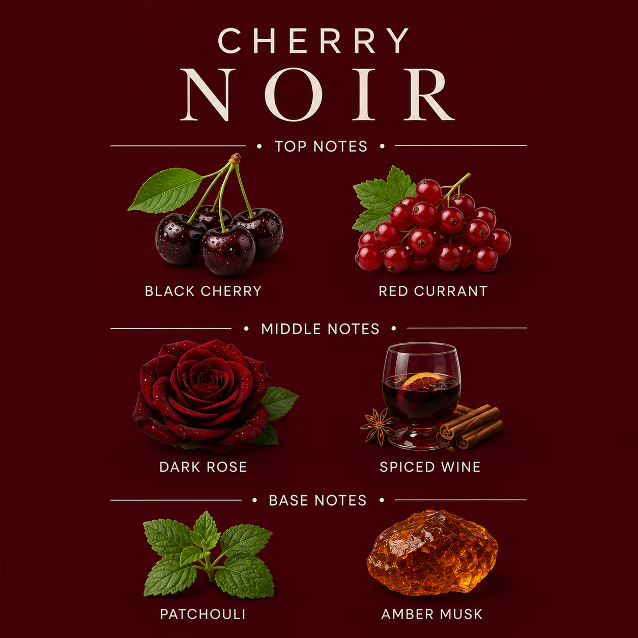 Cherry Noir Body Lotion – Hydrating Moisturizer (10 OZ)
