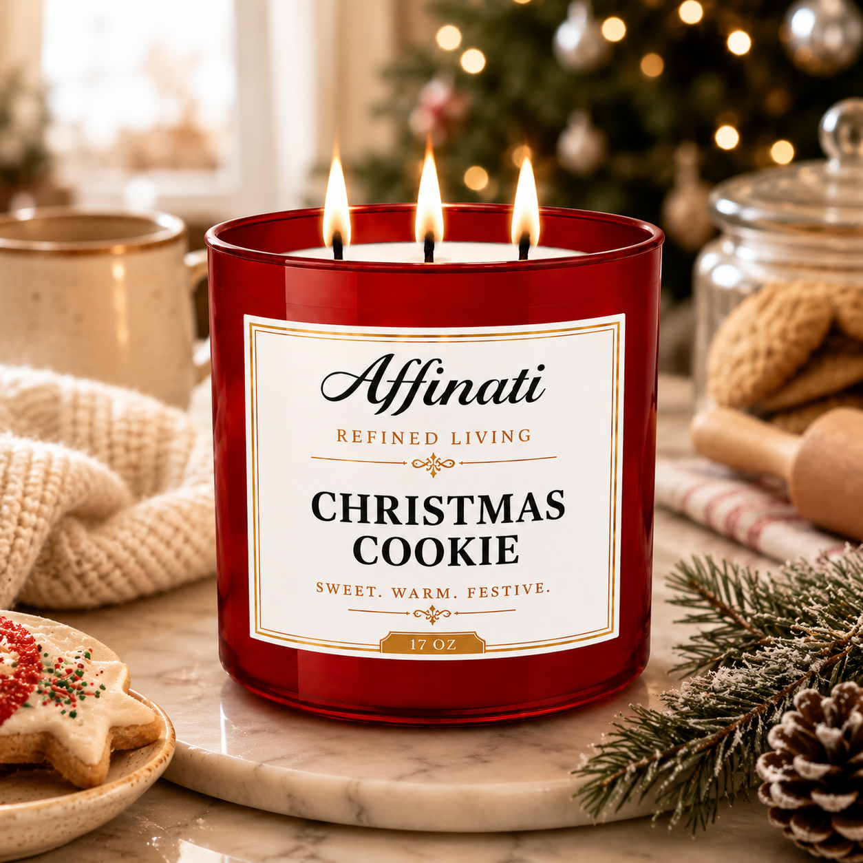 Świeca Christmas Cookie 3-Wick