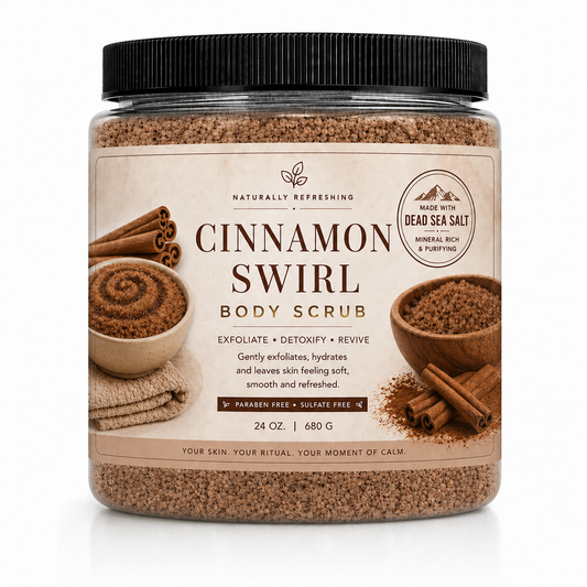 Peeling do ciała Cynamonowy Wir | Sól z Morza Martwego