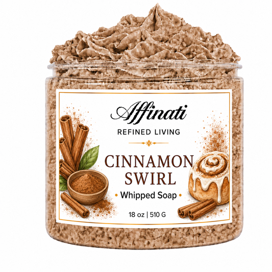 Sabonete Cremoso com Canela em Espiral