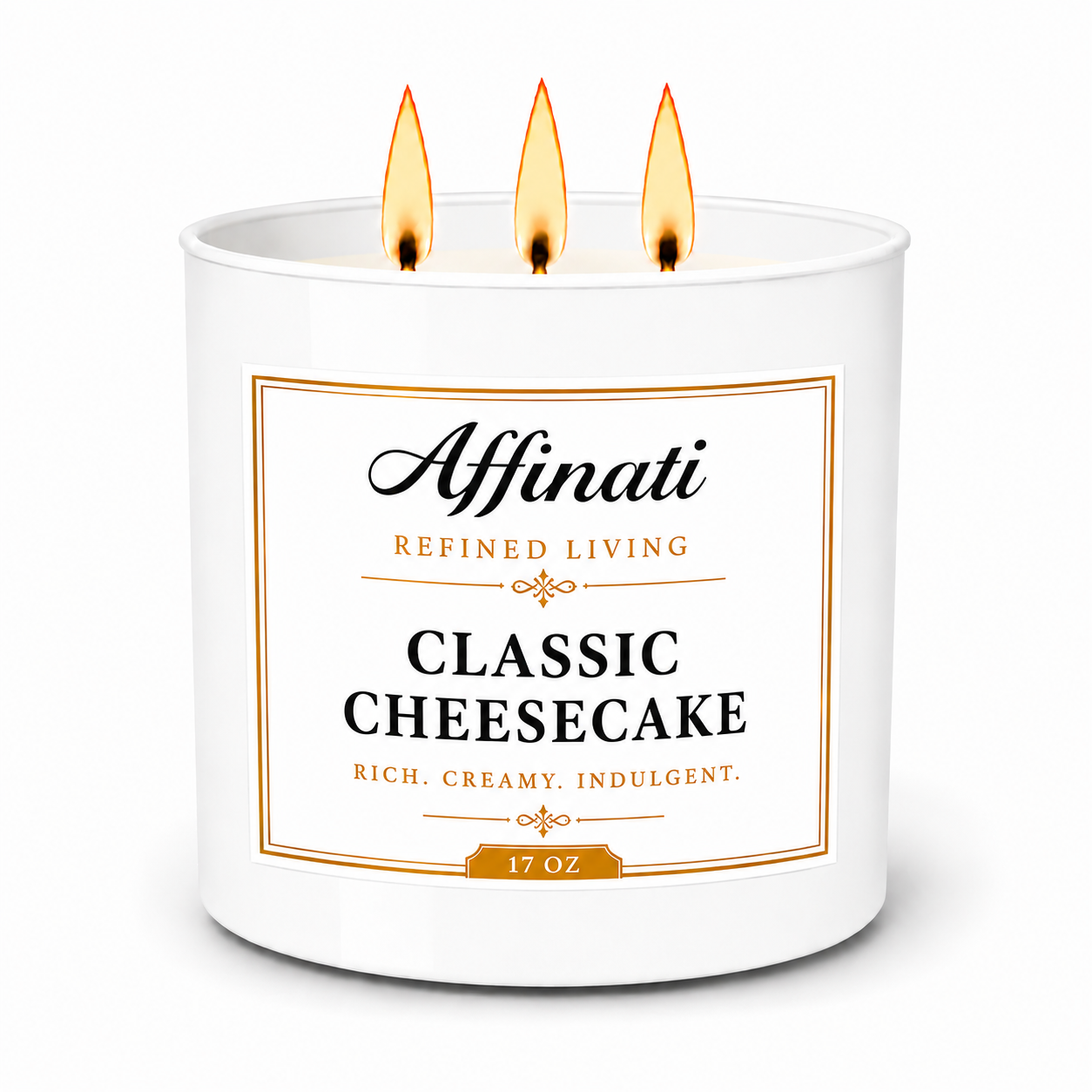 Classic Cheesecake 3-Docht-Kerze