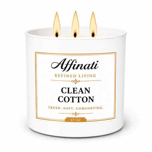 Clean Cotton 3-Docht-Kerze